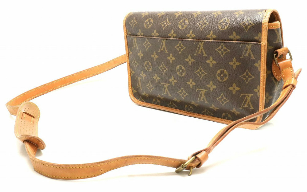 Louis Vuitton Monogram s Shoulder Crossbody Bag Gibeciere Brown